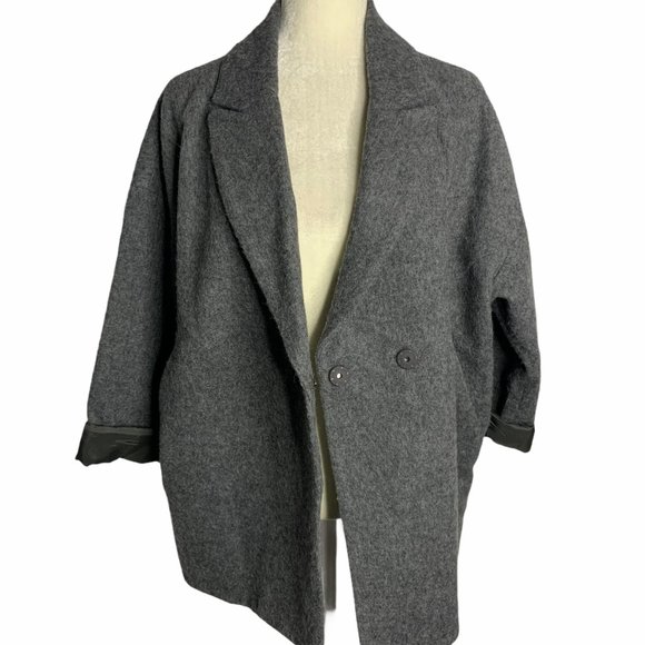 E Wear Oversized Dropped Shoulder Coat 12PE - Picture 3 of 8